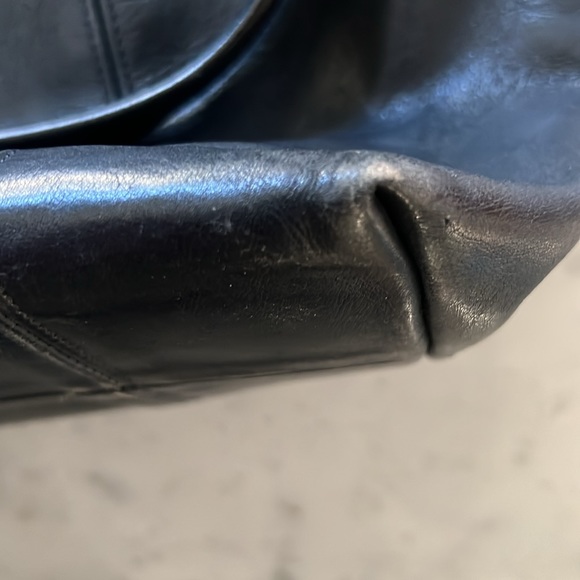 Excellent Condition Vintage Coach Tote Bag Navy Blue 279-2901 - Picture 13 of 13